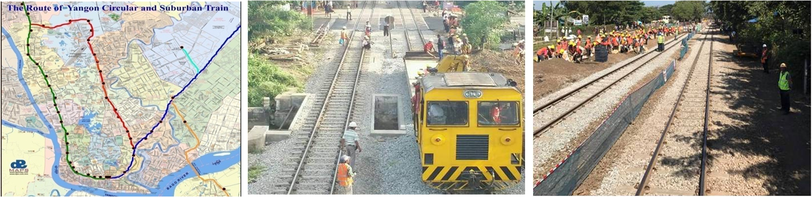 ရန်ကုန်မြို့ပတ် ရထားလမ်းအဆင့်မြှင့်တင်ရေးစီမံကိန်း(၅၉)မိုင် 